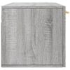 vidaXL Wall Cabinet Grey Sonoma 100x36.5x35 cm Engineered Wood