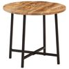 vidaXL Coffee Table 45x45x40 cm Solid Wood Mango and Iron