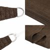vidaXL Sunshade Sail 160 g/m&sup2; Brown 3x5 m HDPE