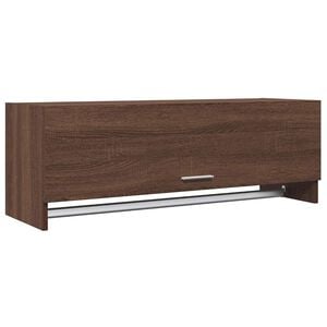 vidaXL Wardrobe Brown Oak 100x32,5x35 cm Engineered Wood