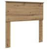 vidaXL Bed Frame Artisian Oak 90 x 200 cm Engineered wood
