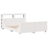 vidaXL Bed Frame without Mattress White 160x200 cm Solid Wood Pine