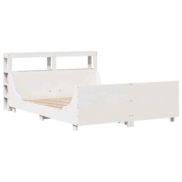vidaXL Bed Frame without Mattress White 160x200 cm Solid Wood Pine
