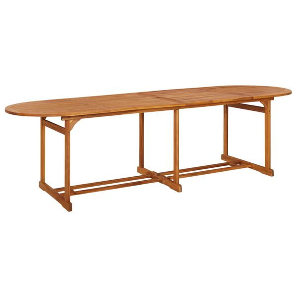 vidaXL Garden Dining Table 280x90x75 cm Solid Acacia Wood