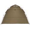 vidaXL Fishing Tent 4-Person Olive Green Quick Release