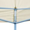 vidaXL Party Tent Folding Cream 291 x 580 x 315 cm Oxford Fabric