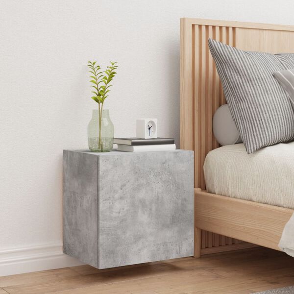 vidaXL TV Wall Cabinet Concrete Grey 40.5x30x40 cm Engineered Wood