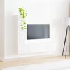 vidaXL TV Cabinet Set Wall-mounted 2 pcs White Engineered Wood