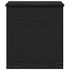 vidaXL Storage Box Black Oak 40 x 42 x 46 cm Engineered Wood