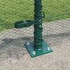 vidaXL Fence with Posts Green 0.5 x 50 m PVC-coated steel