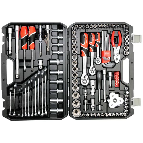 YATO 126 Piece Ratcheting Socket Spanner Set YT-38875