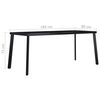 vidaXL Dining Table Leg V Frame 180x80x72 cm