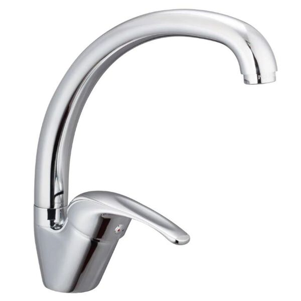 SCH&Uuml;TTE Sink Mixer with Round Spout DIZIANI Chrome