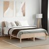 vidaXL Bed Frame without Mattress 120x190 cm Small Double Solid Wood Pine