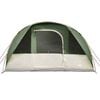 vidaXL Family Tent Tunnel 7-Person Green Waterproof