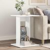 vidaXL Side Table White 45 x 40 x 62.5 cm Engineered Wood