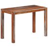 vidaXL Dining Table 110x50x76 cm Solid Wood Acacia