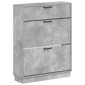 vidaXL Shoe Cabinet HOORN 78 x 24 x 100 cm Engineered Wood