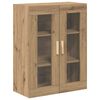 vidaXL Highboard with Drawer Artisan Oak 69.5 x 34 x 180 cm