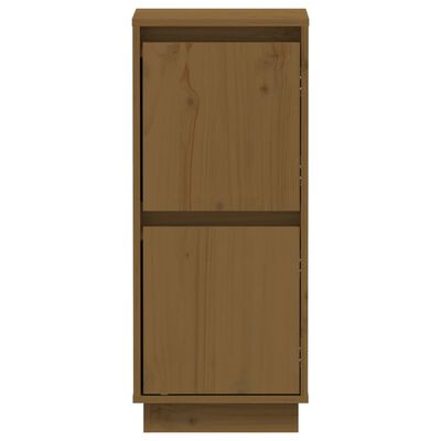 vidaXL Sideboards 2 pcs Honey Brown 31.5x34x75 cm Solid Wood Pine
