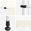 vidaXL Manual Retractable Awning 200 cm Cream