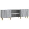 vidaXL TV Cabinet Grey Sonoma 150 x 31 x 50 cm Engineered Wood