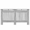 vidaXL Radiator Cover Grey Sonoma 152 x 19 x 81.5 cm Engineered Wood