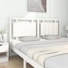 vidaXL Bed Headboard White 165.5x4x100 cm Solid Pine Wood