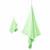 vidaXL Sports Towel Set 2 pcs Green Fabric