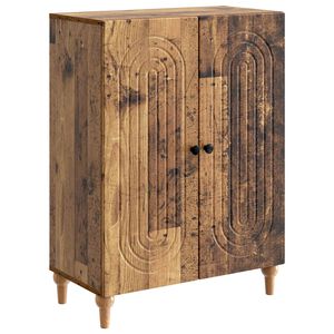 vidaXL Sideboard Old Wood 66 x 34.5 x 90 cm Engineered Wood