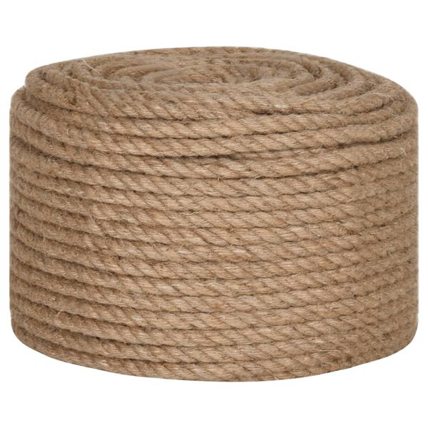 vidaXL Jute Rope 25 m Long 14 mm Thick