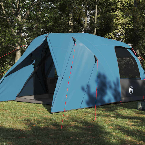 vidaXL Dome Tent with Roof with Storage Blue 455 x 252 x 178 cm