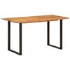 vidaXL Dining Table 140x70x76 cm Solid Acacia Wood