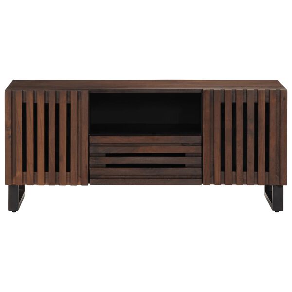 vidaXL TV Cabinet Brown 100x34x46 cm Solid Wood Mango