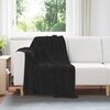 vidaXL Throw Blankets 6 pcs Black 130 x 150 cm Fleece
