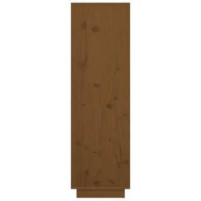 vidaXL Highboard Honey Brown 38x35x117 cm Solid Wood Pine