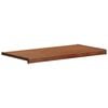 vidaXL Window Sill Brown Wood 60 x 40 x 4.5 cm PVC