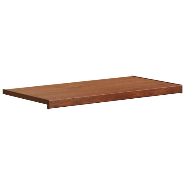 vidaXL Window Sill Brown Wood 60 x 40 x 4.5 cm PVC