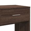 vidaXL 4 Piece Dressing Table Set Brown Oak Engineered Wood
