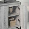 vidaXL Bathroom Cabinet Grey Sonoma 60 x 30 x 60 cm Engineered Wood
