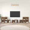 vidaXL TV Cabinet Set Wall-mounted 8 pcs Artisan Oak Engineered Wood