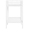 vidaXL Bunk Bed without Mattress White 100x190 cm Steel