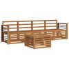 vidaXL Sofa Sets Natural Solid Acacia Wood