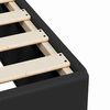vidaXL Bed Frame without Mattress Black Full Faux Leather