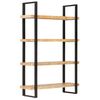 vidaXL 4-Tier Bookcase 120x40x180 cm Rough Mango Wood