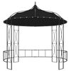 vidaXL Gazebo 300x290 cm Anthracite Round