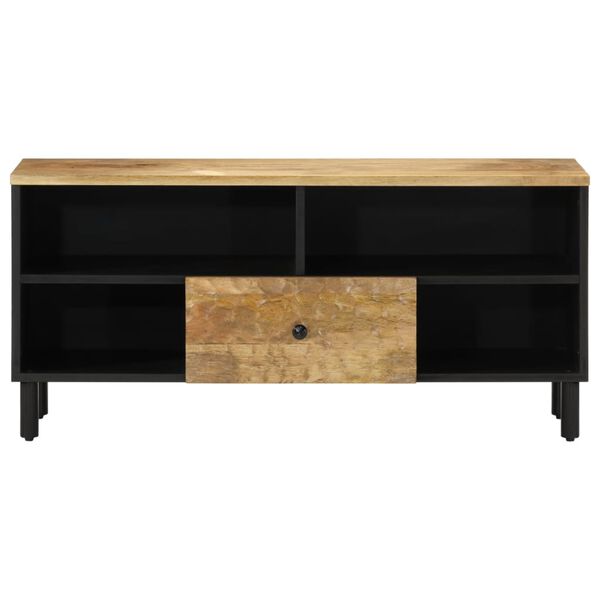 vidaXL TV Cabinet 100x33x46 cm Solid Wood Mango