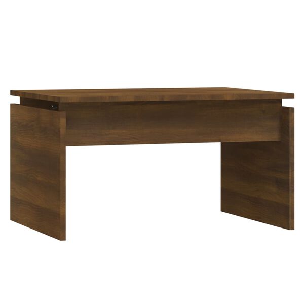 vidaXL Coffee Table Brown Oak 68x50x38 cm Engineered Wood