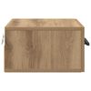 vidaXL Bedside Cabinet Artisan oak 35 x 35 x 20 cm Engineered wood
