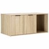 vidaXL Cat Crate Furniture Sonoma Oak 100 x 49 x 45 cm Engineered Wood